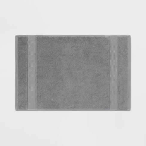 28x16 Rubber Bath Mat Gray - Made by Design