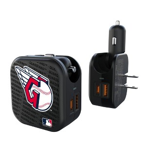 MLB American League Teams Text Backdrop 18-Watt 2 in 1 USB A/C Charger - 1 of 3