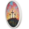 Creative Products Cross Trio Round Framed Print - 2 of 4
