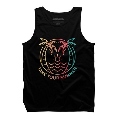 Men's Design By Humans Take Your Summer By VEKTORKITA Tank Top