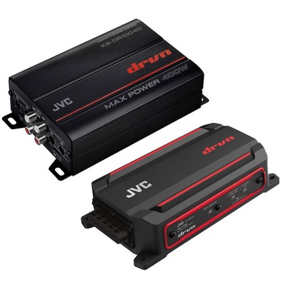 JVC KS-DR1004D 4-Channel 50W RMS Compact Digital Amp & KS-DR2001D Mono 300W RMS