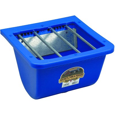 Little Giant Portable DuraFlex Plastic Foal and Small Animal Feeder and Wire Grill Attachment