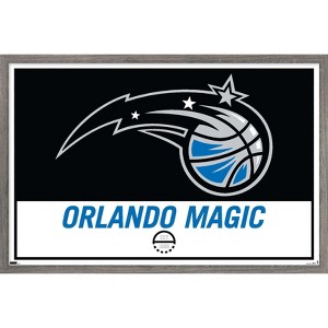 Trends International NBA Orlando Magic - Logo 21 Framed Wall Poster Prints - 1 of 4