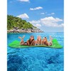 GustoWave Lily Pad Floating Mat for Lake & Pool, 12' Extra Large Floating Water Mat, 3-Layer Tear-Resistant XPE Foam Suitable for Adults, Green - 2 of 4