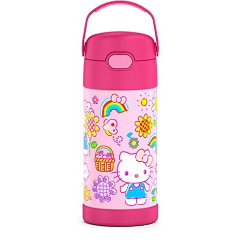 Hello Kitty Red Hearts Water Bottle with Cold Insulation Stick