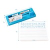 ECR4Kids Printing Practice Station with Tracing Cards, Pens and Eraser, White/Blue - 2 of 4