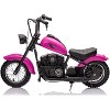 Electric Motorcycle for Kids, 24V 250W Kids Electric Dirt Bike, Two Speed Max Up to 14MPH & 60 Minutes Continuous, with Led Lights - 3 of 4