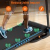 PAGED Treadmill with 3 Level Incline and 12 Preset Programs, Foldable Walking Pad Treadmill for Home, 300 LB Capacity - 3 of 4