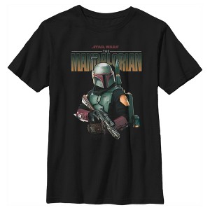 Boy's Star Wars The Mandalorian Boba Fett Armored Up T-Shirt - 1 of 4