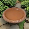 Tierra Garden 19" Dia Terra Cotta Fiber Clay Birdbath Top - 2 of 4