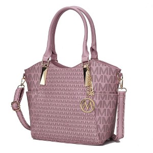 MKF Collection Devorah Stylish Tote Handbag Signature Printed by Mia K - 1 of 4