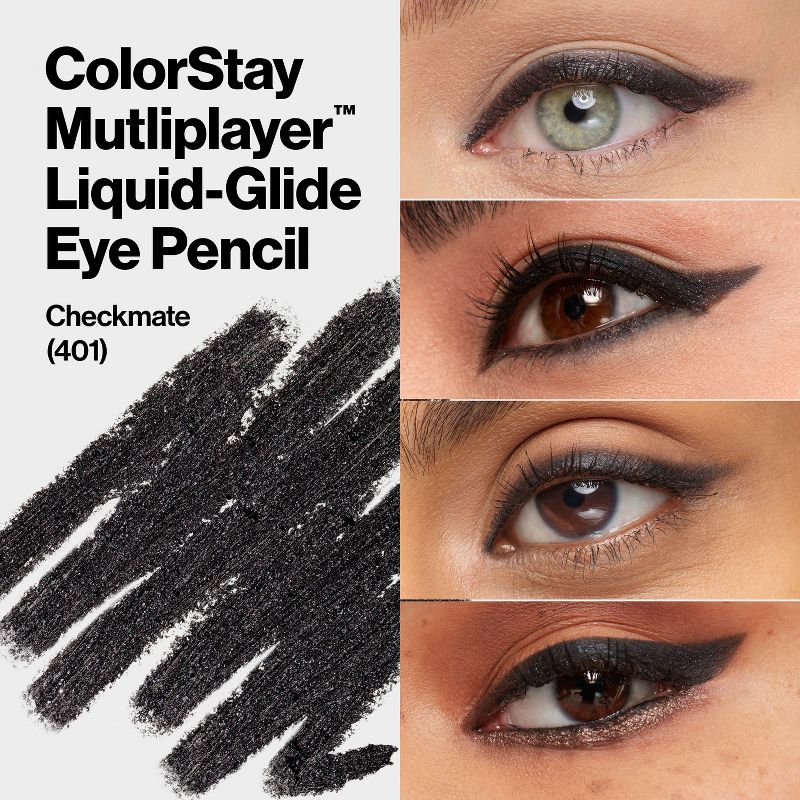 Revlon ColorStay Multiplayer Liquid-Glide Eye Pencil With Blending Brush - 0.03oz, 4 of 17