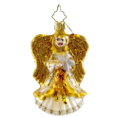 Christopher Radko 3.25 In Majestic Muse Gem Little Gem Ornament Angel 