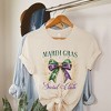 Simply Sage Market Women's Coquette Mardi Gras Social Club Short Sleeve Graphic Tee - 3 of 4