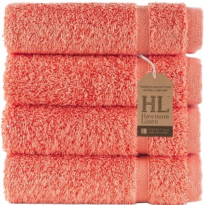 Hawmam Linen Washcloth Linen Set Original Turkish Cotton, Hotel Quality for Maximum Softness & Absorbency Face Towels for Hand, Kitchen & Cleaning - 1 of 4