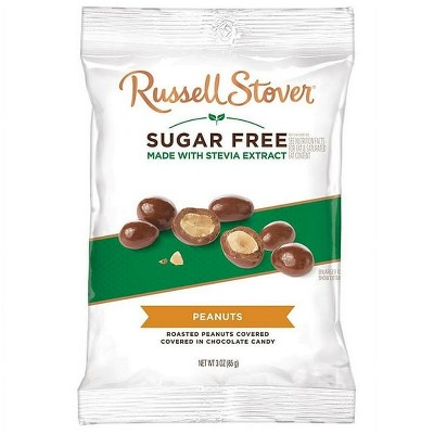 Russell Stover Sugar Free Chocolate Peanuts 3.0 OZ