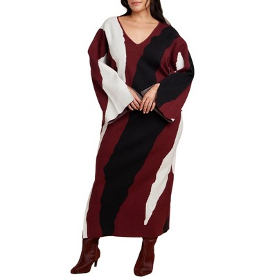 ELOQUII Intarsia Sweater Skirt