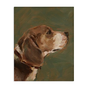 Stupell Industries Traditional Beagle Portrait Canvas Wall Art - 1 of 4