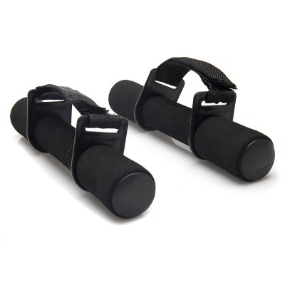 Mind Reader Set of 2 Soft Hand Weights with Detachable Straps, 2.2 pounds