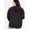 Woman Within Better Fleece Zip-Front Hoodie - 3 of 4