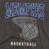 University Of Memphis Basketball Hoop Adult T-Shirt Black - 2 of 4