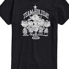 Men's - Peanuts - Snoopy Charlie Linus Sally and Lucy Team Holiday Spirit Short Sleeve Graphic T-Shirt - 2 of 4