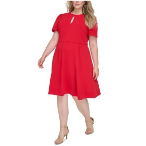 Tommy Hilfiger Womens Knit Midi Dress - 1 of 1