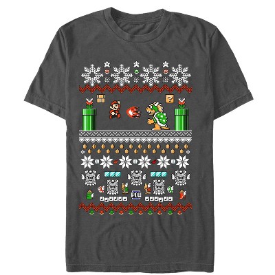 Men's Nintendo Ugly Christmas Mario and Bowser Sweatshirt – Fifth Sun