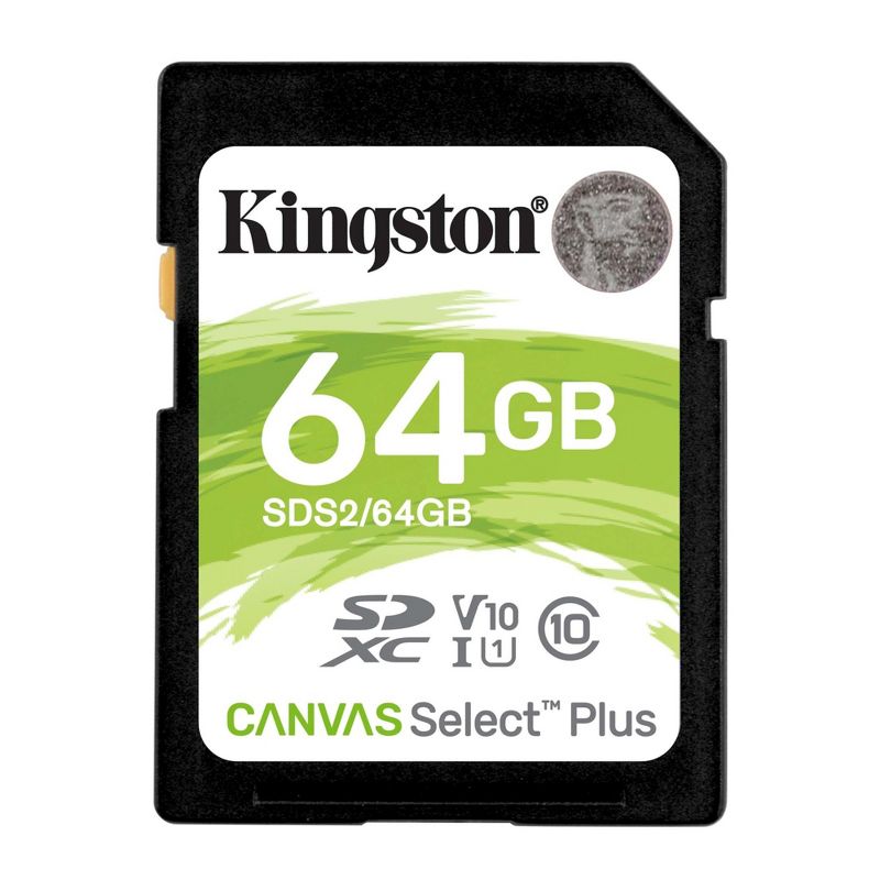 Kingston 64GB SDHC Canvas Select Plus Memory Card (2-Pack) w/ Card Reader Bundle, 2 of 4