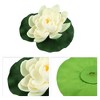 Unique Bargains Artificial Lotus Flower for Garden Ponds Pool Decor 1pcs - 3 of 4