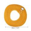 Unique Bargains Stretchable Thicker Toilet Seat Cover Pad Lid with Handle Bathroom Washable Reusable - 4 of 4