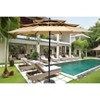 Gulches 9Ft 3-Tiers Outdoor Patio Umbrella with Crank and tilt and Wind Vents for Garden Deck Backyard Pool Shade Outside Deck Swimming Pool - 2 of 4