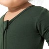 Bellabu Bear Baby Pine Green Bamboo Convertible Footie - 2 of 4