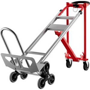 3-in-1 Heavy Duty Foldable Convertible Hand Truck with Wheels, 800 lbs Capacity Dolly Cart for Moving, Shopping, Travel - 1 of 4