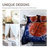 Hachikiko Basketball Comforter Set, Fire & Water Sports Bedding Set with Comforter & 2 Pillowcases for Boys - 4 of 4