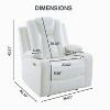Home Imports Emporium Deluxe Theater Style Motion Loveseat with LED Lights - 2 of 2