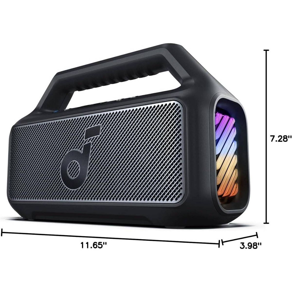 Anker Soundcore Boom 2 Portable Waterproof Bluetooth Speaker with Built-In Power Bank - Black - thumbnail 8
