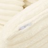 Living Room Compressed Chaise Lounge Foam Sofa bed, Fluffy Corduroy Upholstered Cloud Couch with Deep Seat, Beige - 4 of 4