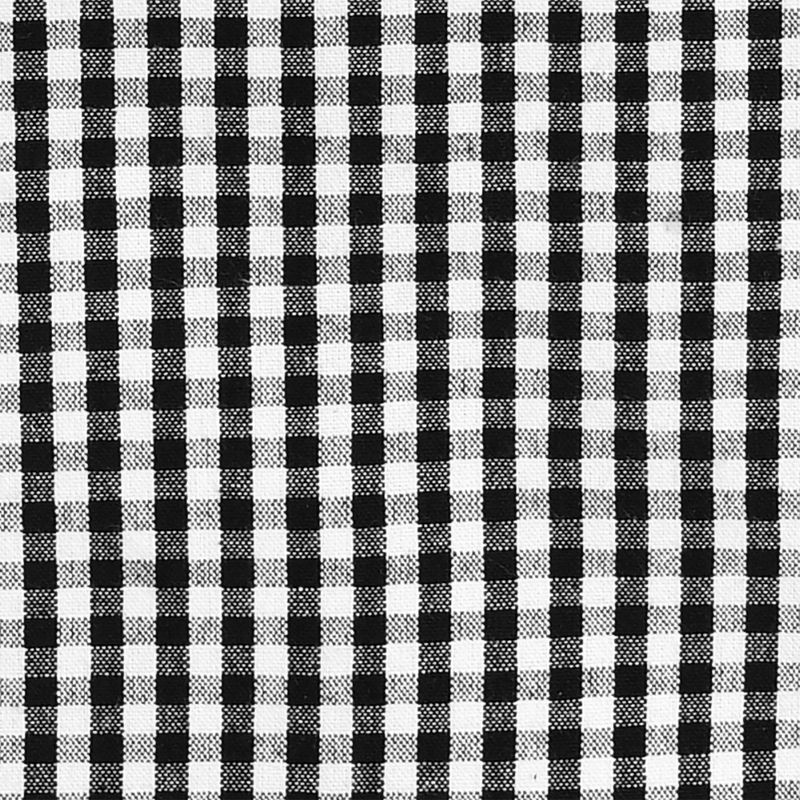 84&#34; x 60&#34; Cotton Gingham Tablecloth White/Black - Lush D&#233;cor, 3 of 8