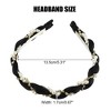 Unique Bargains Women's Rhinestone Pearl Wrap Fabric Faux Pearl Headband - 4 of 4