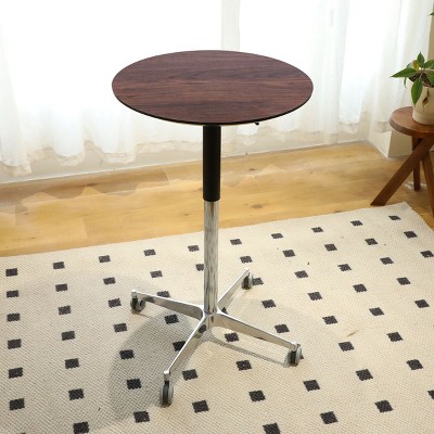 CAVINAS Coffee Table with Lifting Top, Aluminum Movable Coffee Table, Modern Tray Tables for Living Room, Dining Room