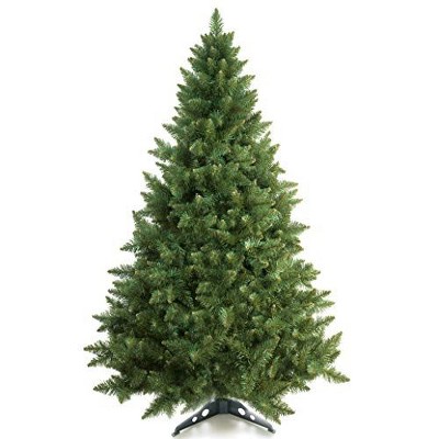 Prextex 6 Feet Premium Hinged Artificial Canadian Fir Christmas Tree ...