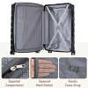 3 Piece Luggage Set with Spinner Wheels Expandable ABS+PC Hardside Suitcases for Travel 20/24/28 Inch - Cuddlewood - 3 of 4