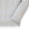 Hope & Henry Girls' Cable Button Sweater, Infant - 3 of 4