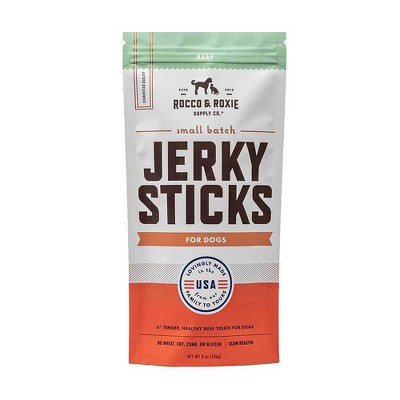 Rocco & Roxie Supply Co. Beef Jerky Dog Treats - 6oz