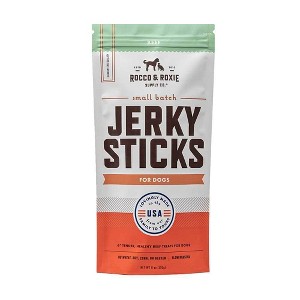 Rocco & Roxie Supply Co. Beef Jerky Dog Treats - 6oz - 1 of 4