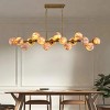 16 - Light Luxury Rectangle Globe Chandelier - 4 of 4