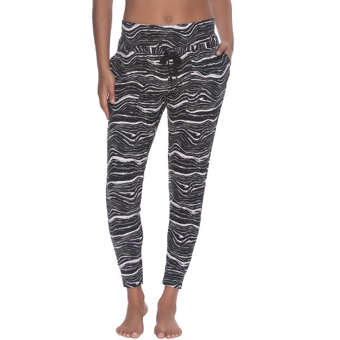 Felina Women's Velvety Soft Jogger (black Wave, X-large) : Target