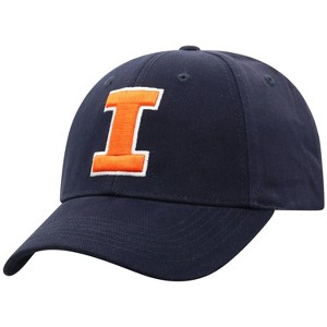 NCAA Illinois Fighting Illini Structured Brushed Cotton Vapor Ballcap: Adjustable Adult Hat - 1 of 4
