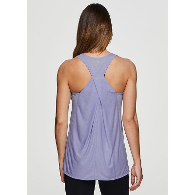 RBX Active Women's Twist Back Soft Relaxed Tank Top Tunic